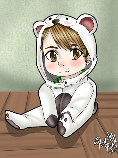 self portrait chibi