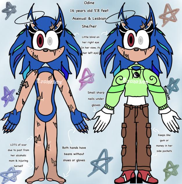 Full body Odine ref sheet