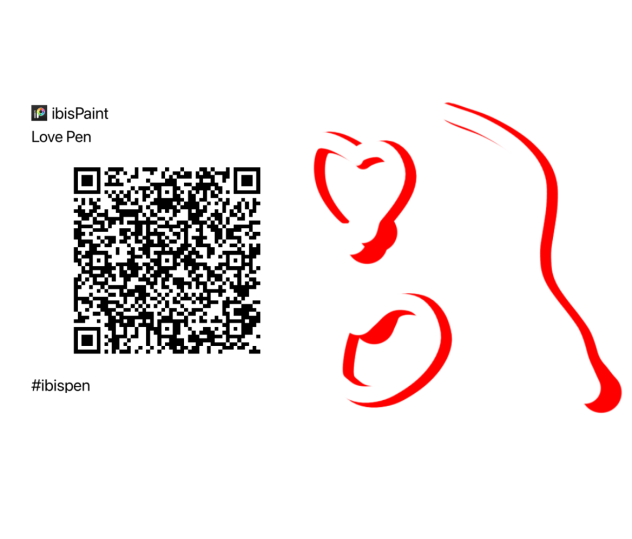 Love pen QR code