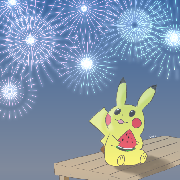 夏の終わりのピカチュウ