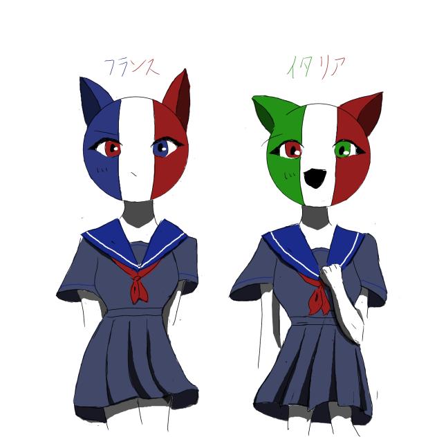 猫耳＋セーラー服