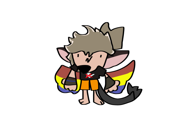 Poorly drawn Ecto with normal speedpaint