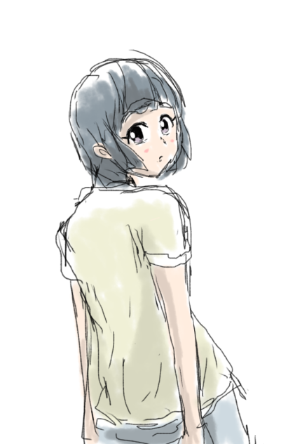 振り向き泰葉
