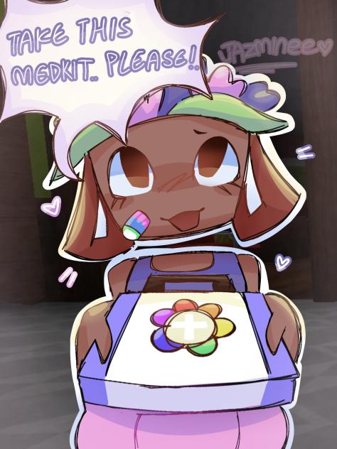 Bassie gave you a heal!