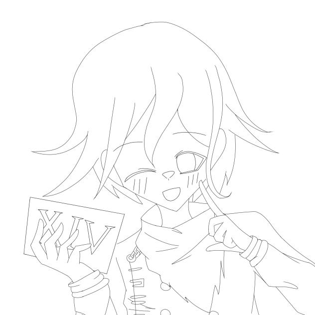 線画！
