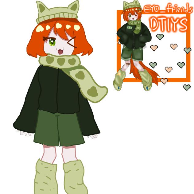 DTIYS entry !💚🧡