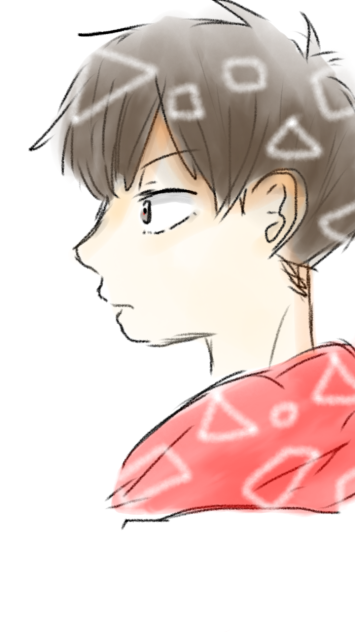 兄さんの横顔