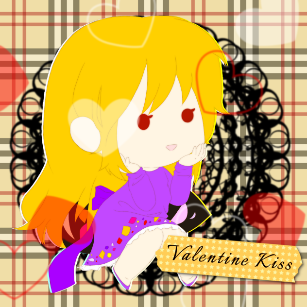 セン子　『バレンタイン・キッス』　描いてみた