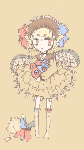 レースやらフリルやら