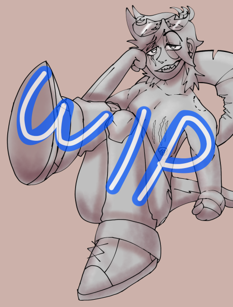 shark boy wip!!! 🤭