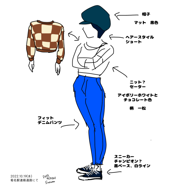 菊名駅連絡通路の出会い？
