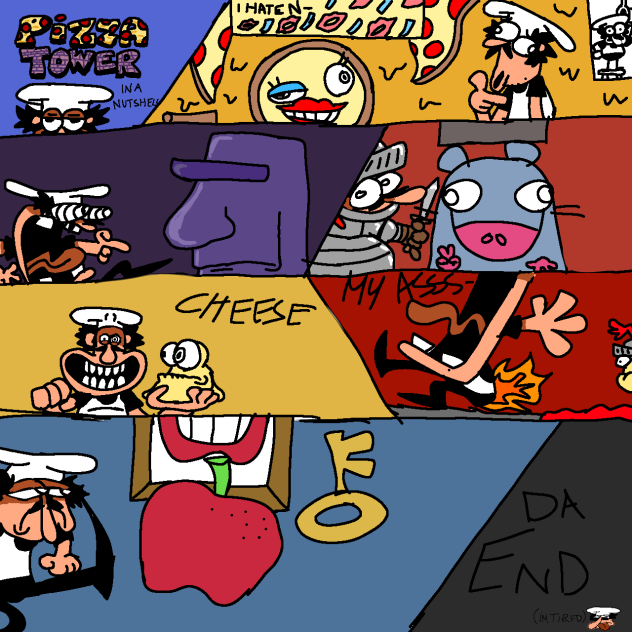 pizza Tower in a nutshell floor 1