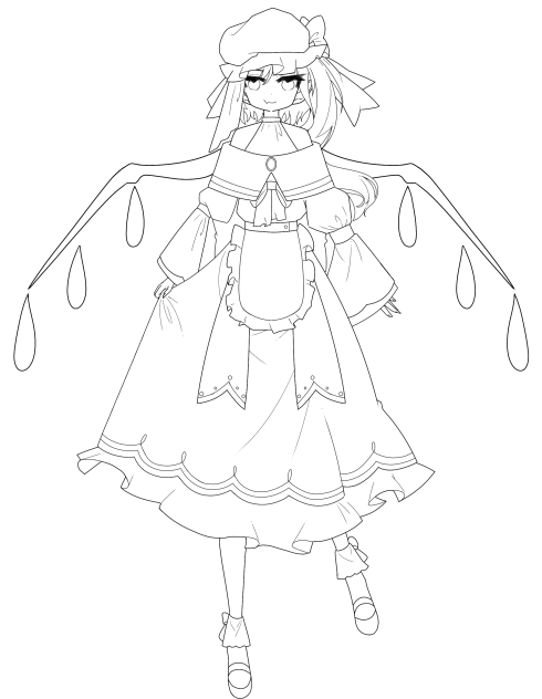 フランちゃん　線画