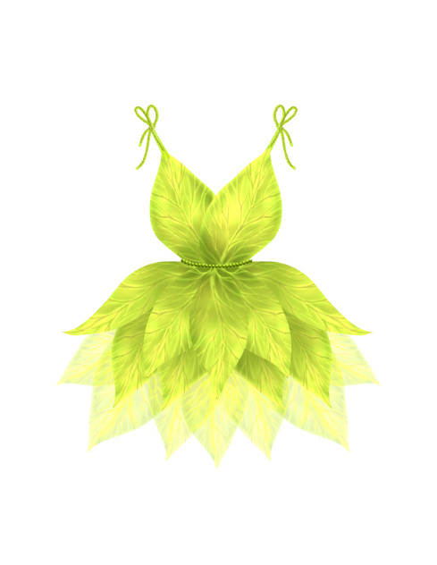 fairy leaf dress