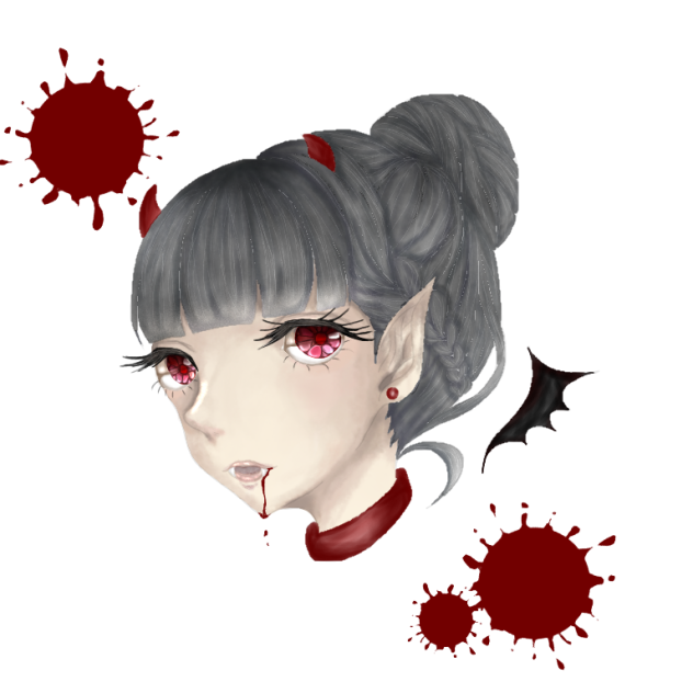 吸血鬼とサキュバスのハーフ