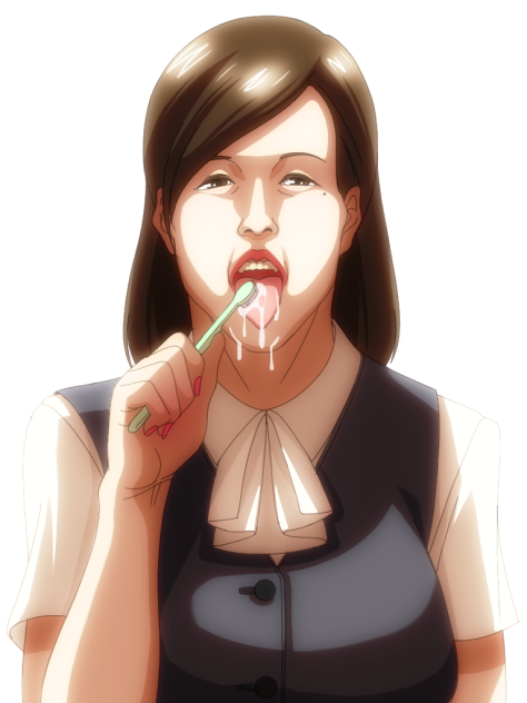 歯磨き中のお姉さんの顔が微妙にエロな件