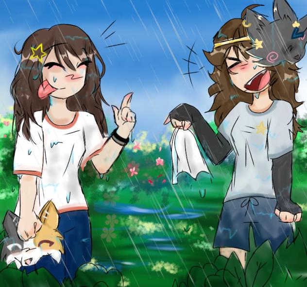🐶🐾😺💧💧✨