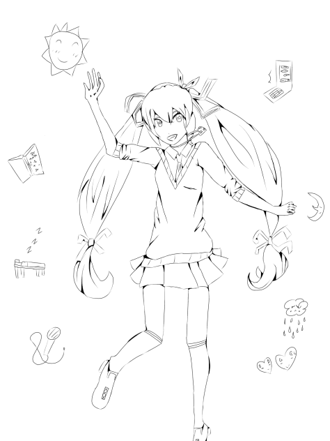 the lovely life of miku