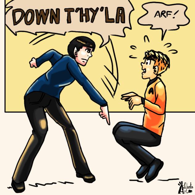 Down Boy! Spirk's versions