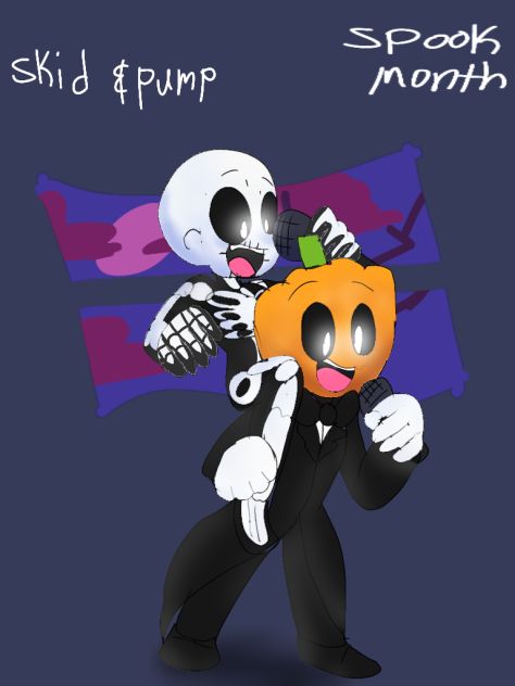 spooky month fnf🧡🖤🤍