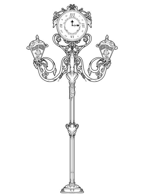 Street light clock 1