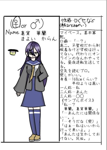 飢える　キャラ募集