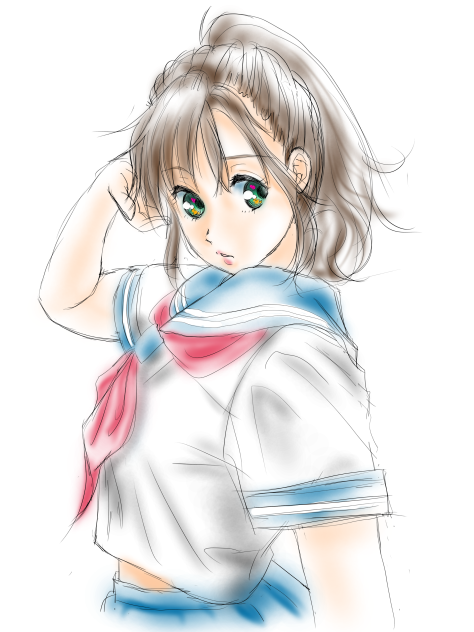 セーラー服のきかん坊❤️ -Rough Ver.-