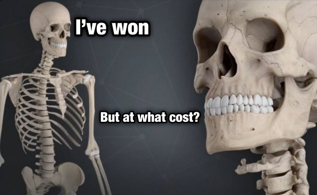 Skeleton meme