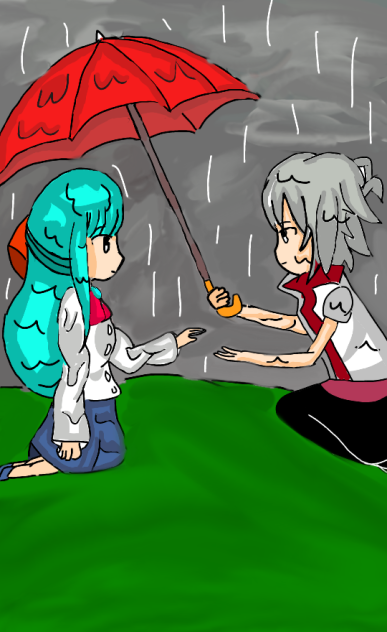 Under the Rain - ibisPaint