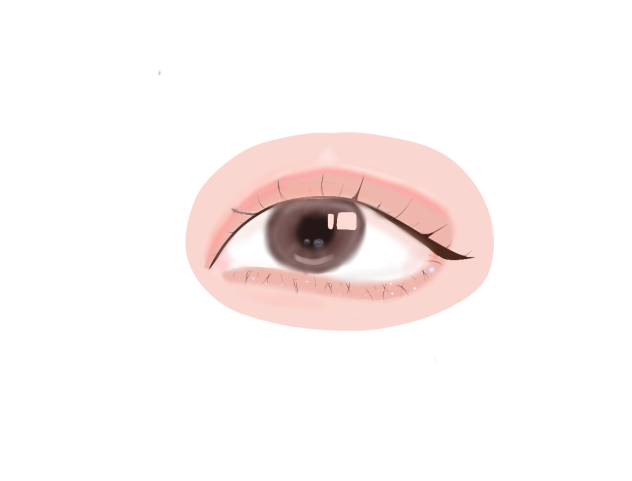 barely realistic eye