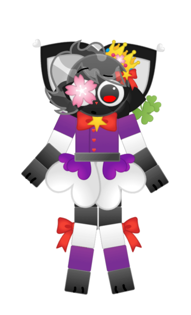 Full body of Sakura the (My)Emojicat