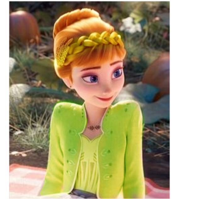 Frozen 3 Anna yı boyadım - ibisPaint