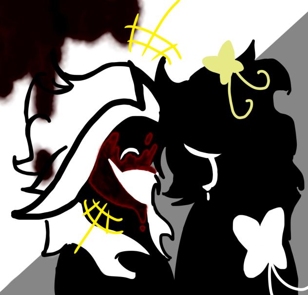 Broken together