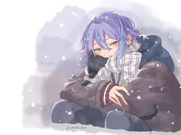 君と見る泡雪