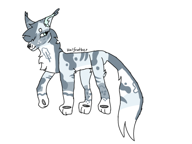 Hailfeather (Warrior Cats OC)