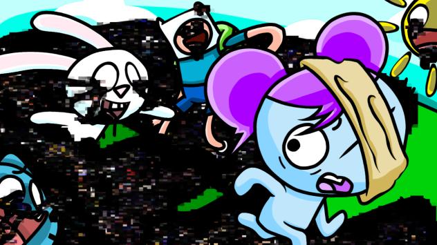 pibby running away from... uhhhhh