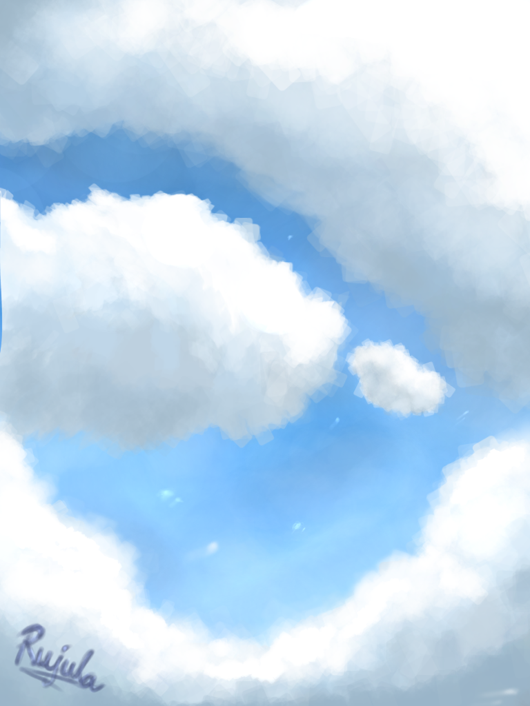 Clouds ...☁️🌬️☄️ - ibisPaint