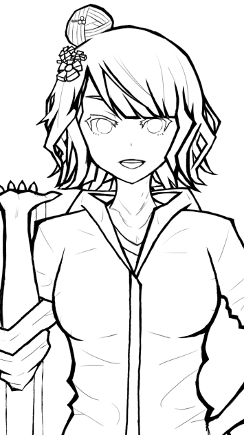 fgo 葛飾北斎 線画