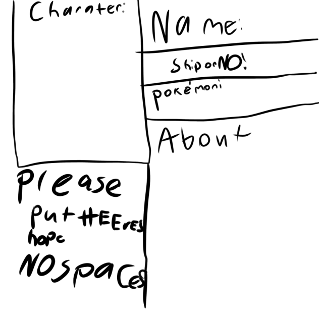 Eevee’s hope character sheet