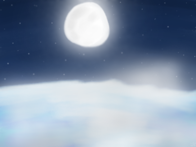 Nightime is peaceful