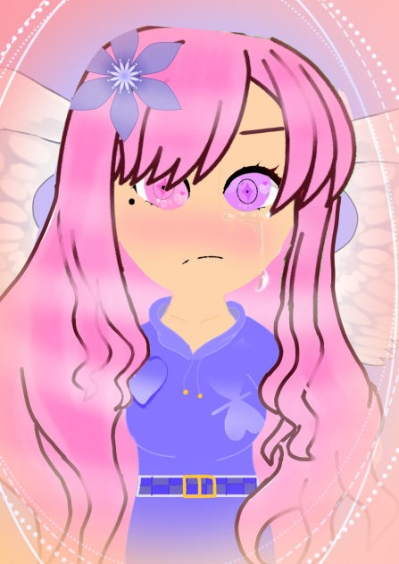 An Angel Trapped Inside A Mirror - ibisPaint
