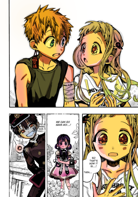 Another tbhk colored manga panel!