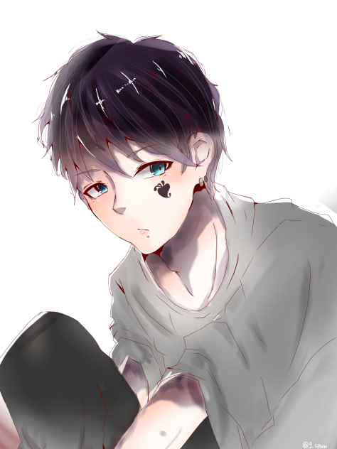 無気力系男子 Ibispaint