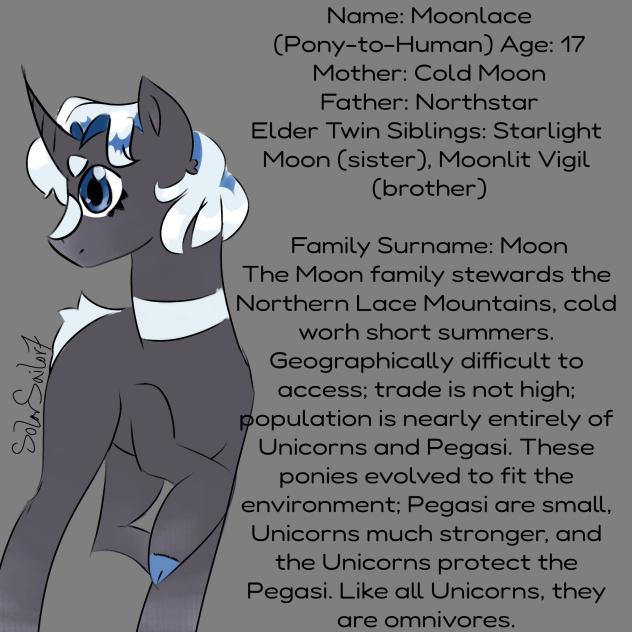 Moonlace, MLP OC