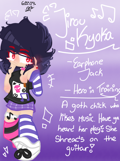 •Seat 12 - Kyoka Jirou•
