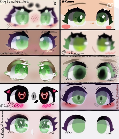 Green  eyes collab