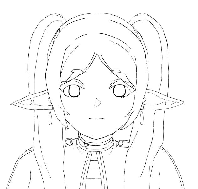 フリーレン線画