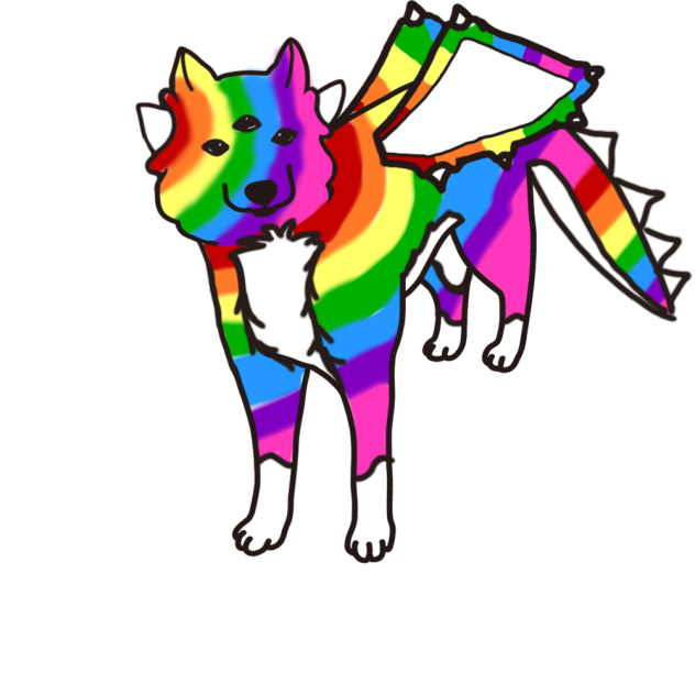 my dog dragon character