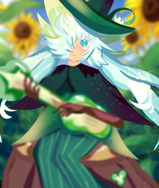 Drawing clover flavored cocokie