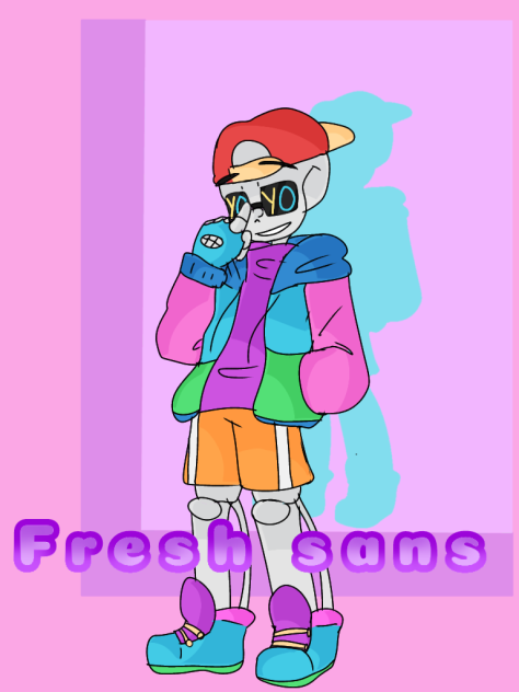 Fresh sans boi 💙💜🖤